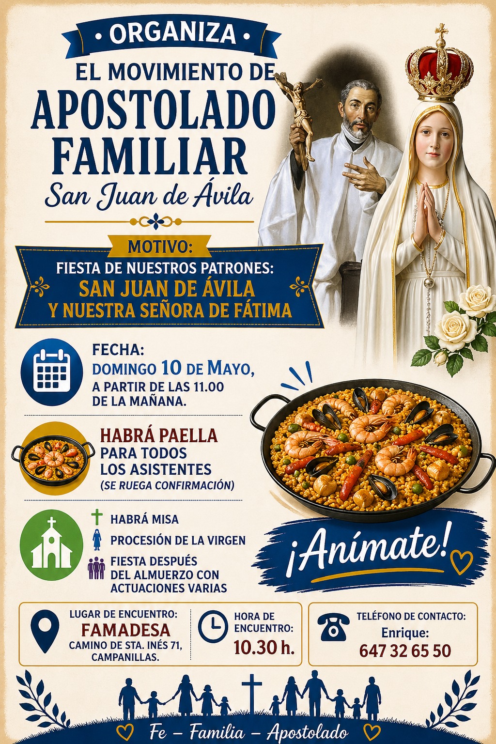 Cartel del anuncio
